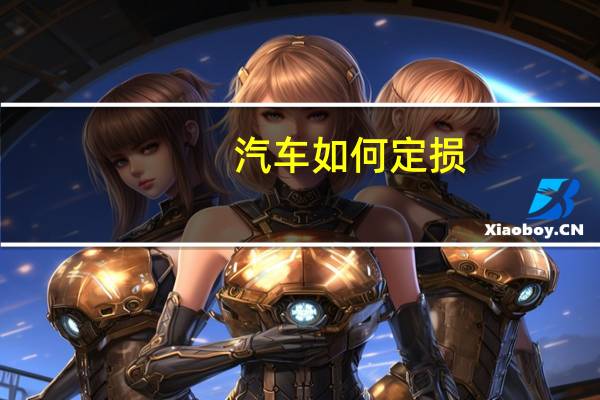 汽车如何定损