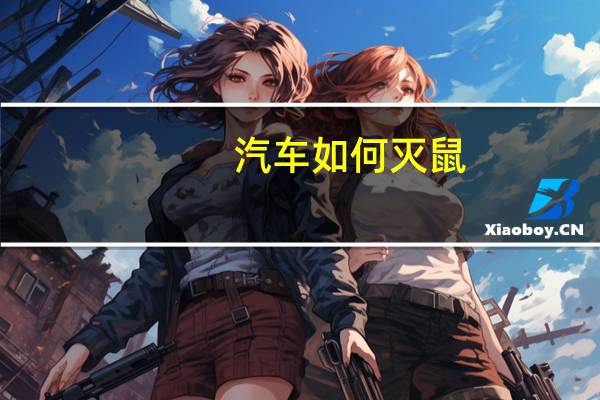汽车如何灭鼠