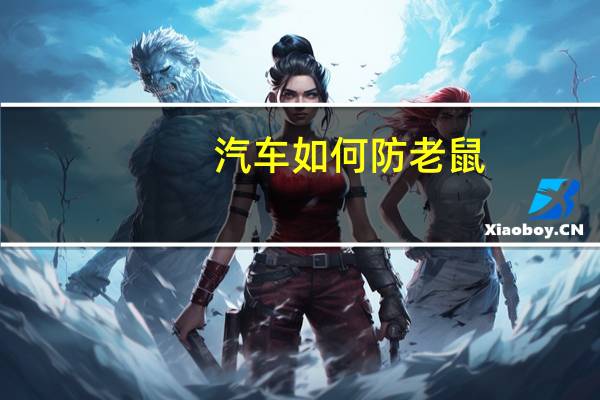 汽车如何防老鼠