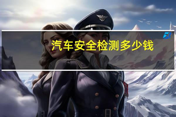 汽车安全检测多少钱