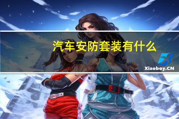 汽车安防套装有什么