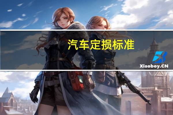 汽车定损标准