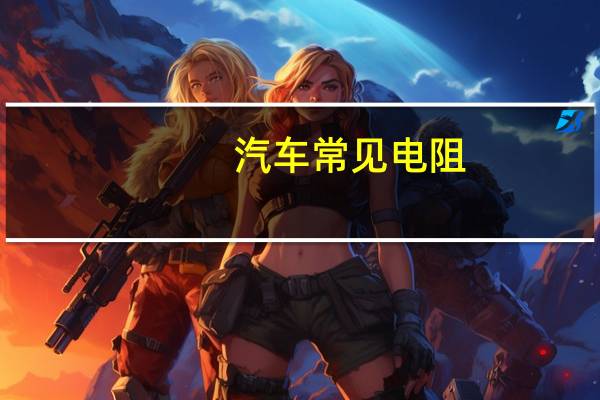 汽车常见电阻