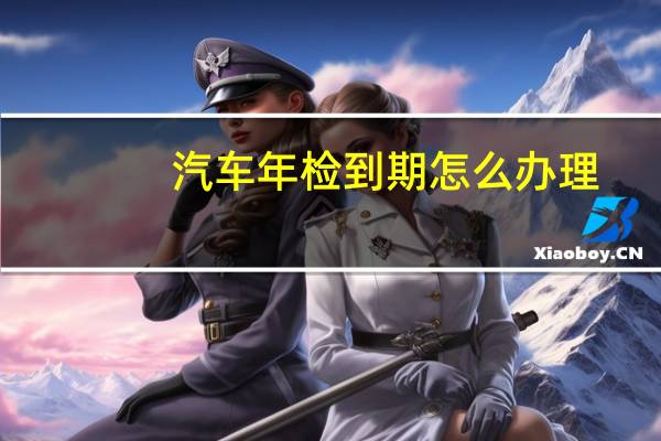 汽车年检到期怎么办理