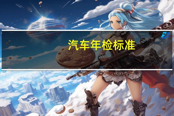 汽车年检标准