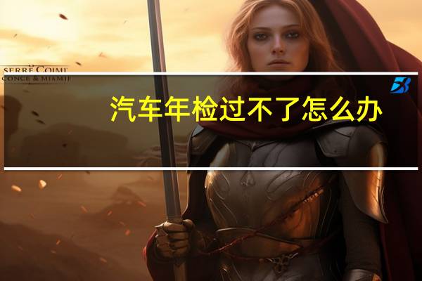 汽车年检过不了怎么办