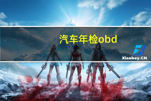 汽车年检obd