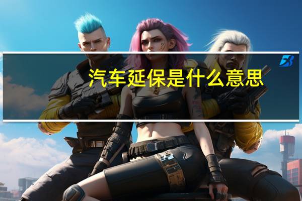 汽车延保是什么意思