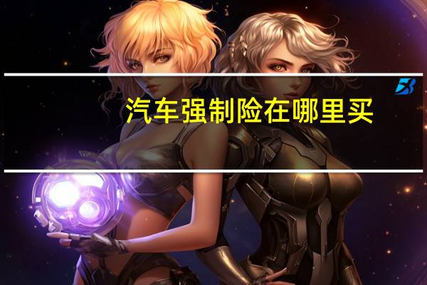 汽车强制险在哪里买