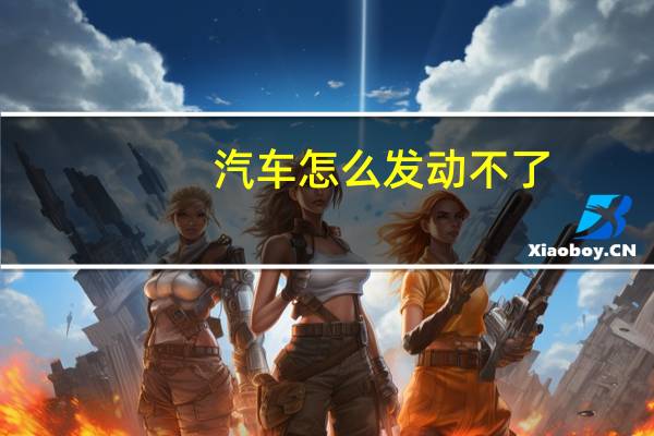汽车怎么发动不了