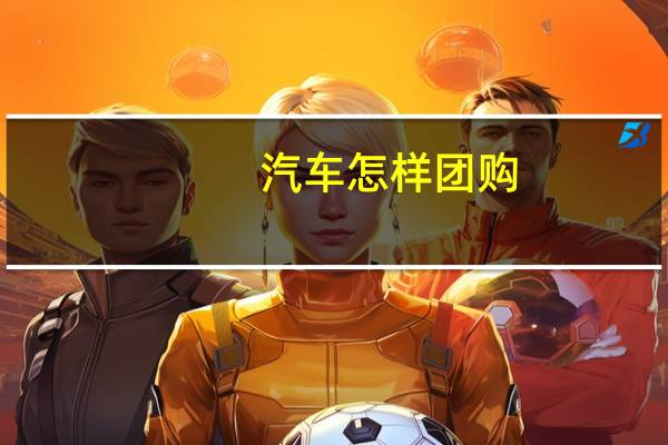 汽车怎样团购