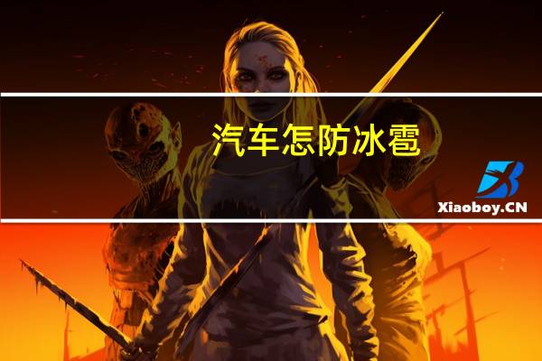 汽车怎防冰雹