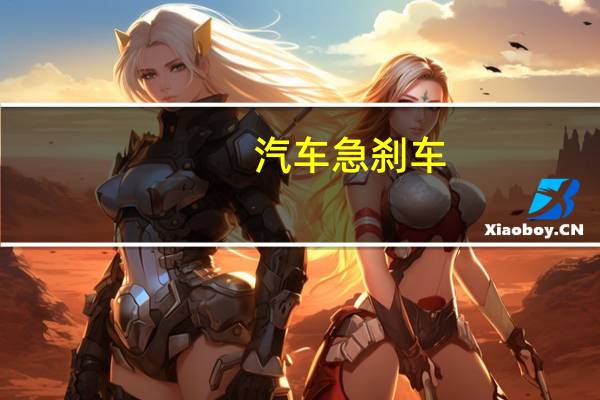 汽车急刹车