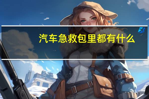 汽车急救包里都有什么