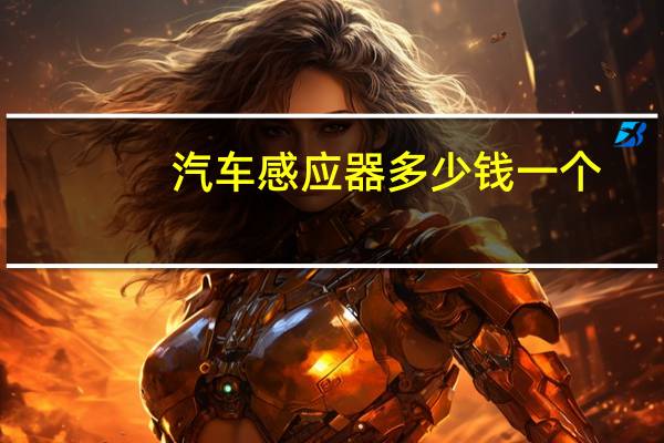 汽车感应器多少钱一个