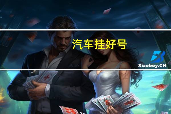 汽车挂好号