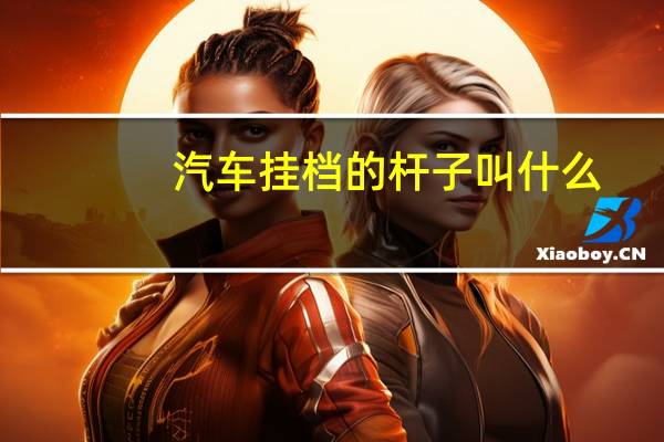 汽车挂档的杆子叫什么