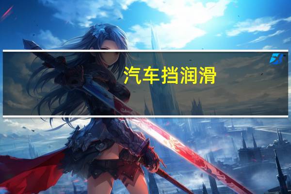 汽车挡润滑