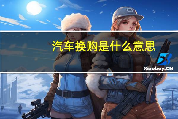 汽车换购是什么意思