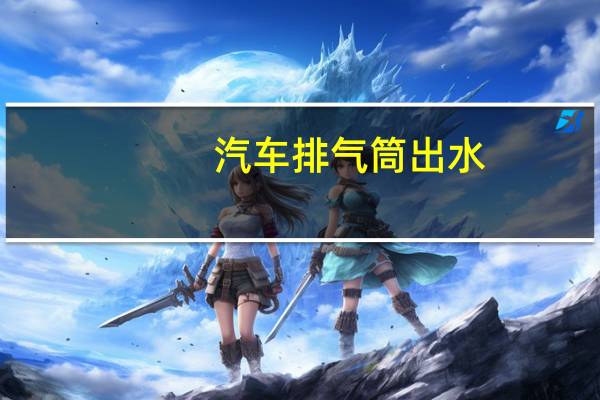 汽车排气筒出水