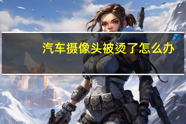 汽车摄像头被烫了怎么办