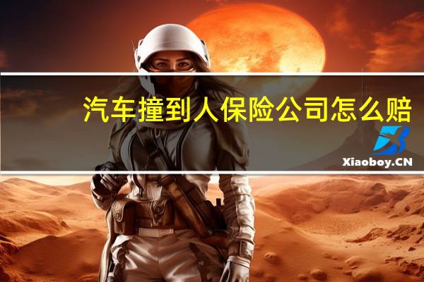 汽车撞到人保险公司怎么赔