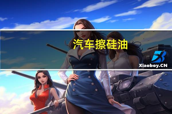 汽车擦硅油