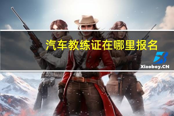 汽车教练证在哪里报名