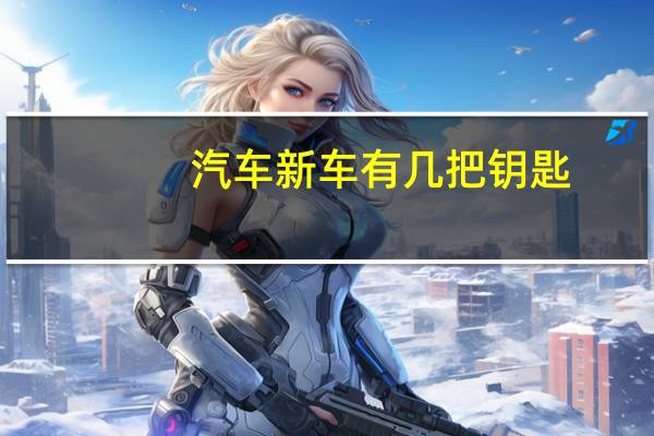 汽车新车有几把钥匙