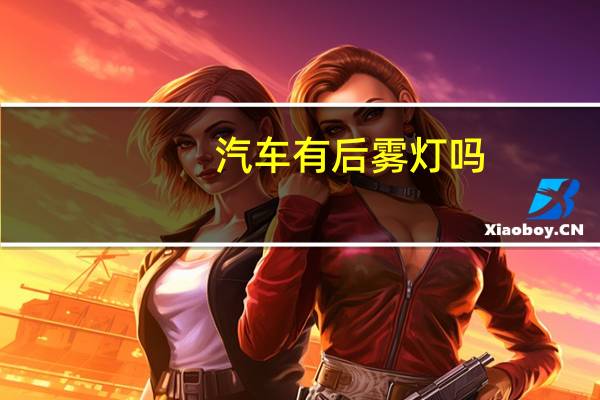汽车有后雾灯吗