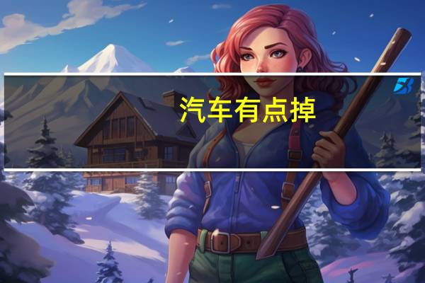 汽车有点掉