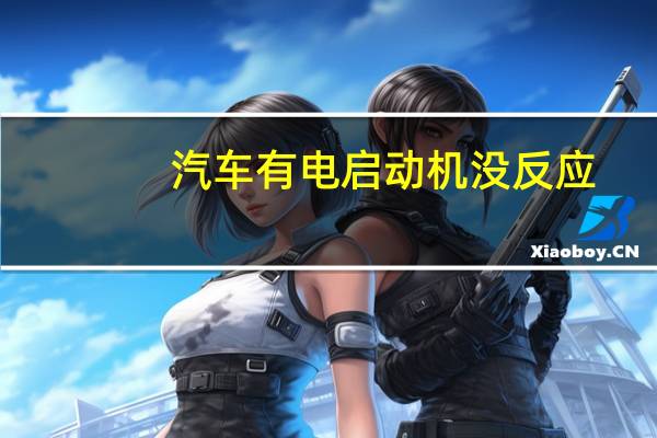 汽车有电启动机没反应