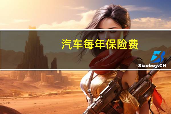 汽车每年保险费