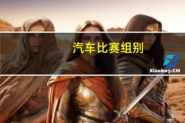 汽车比赛组别