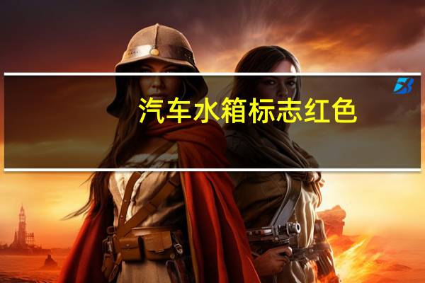 汽车水箱标志红色