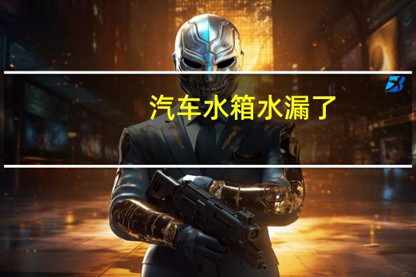 汽车水箱水漏了