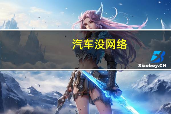 汽车没网络