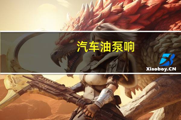 汽车油泵响
