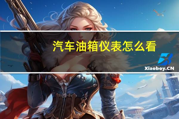 汽车油箱仪表怎么看