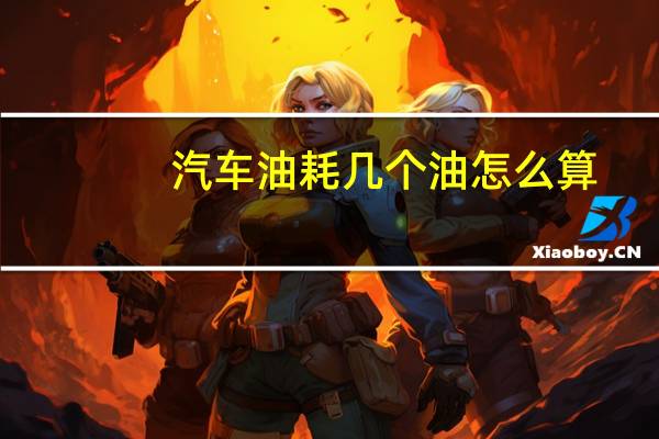 汽车油耗几个油怎么算