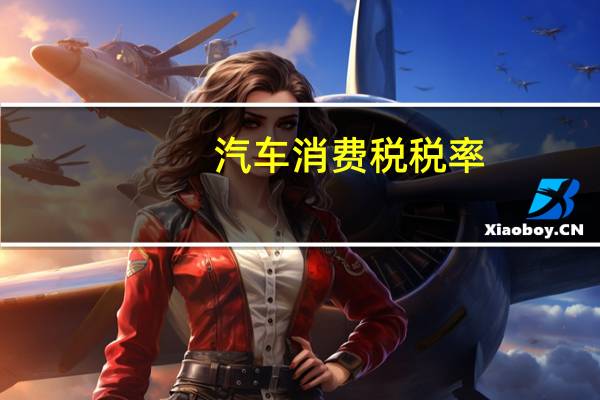 汽车消费税税率