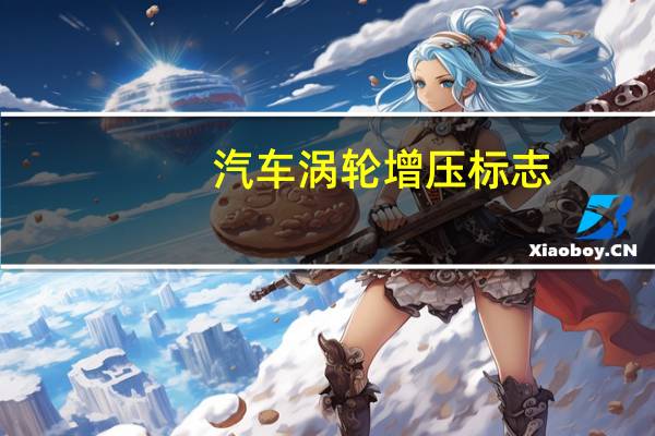 汽车涡轮增压标志
