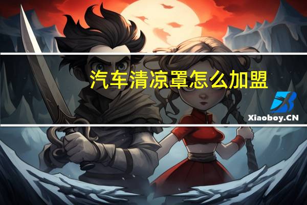 汽车清凉罩怎么加盟
