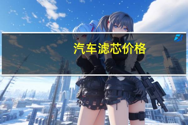 汽车滤芯价格