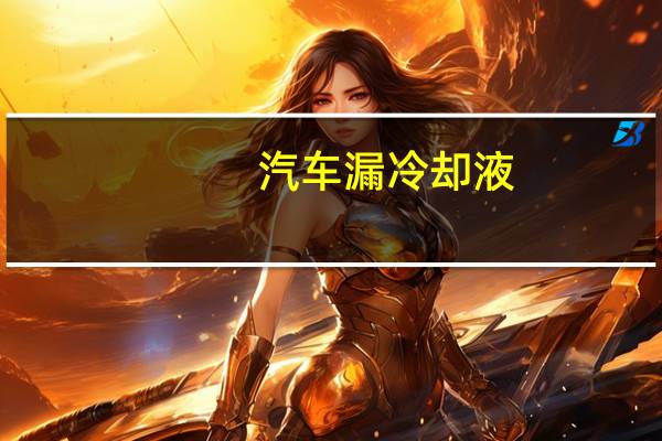 汽车漏冷却液