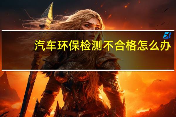 汽车环保检测不合格怎么办