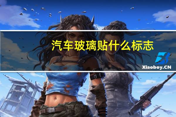 汽车玻璃贴什么标志