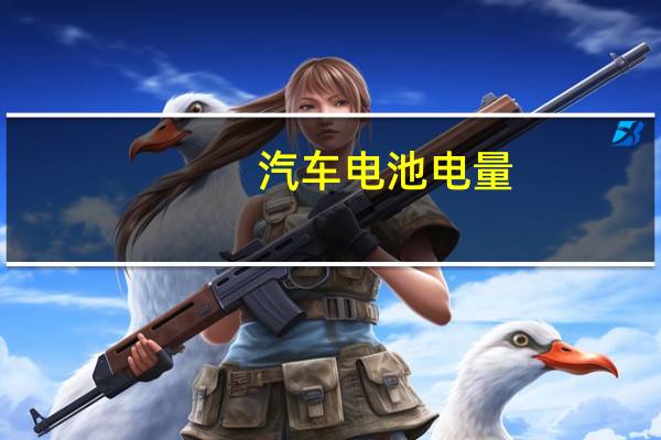 汽车电池电量