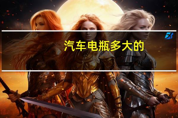汽车电瓶多大的