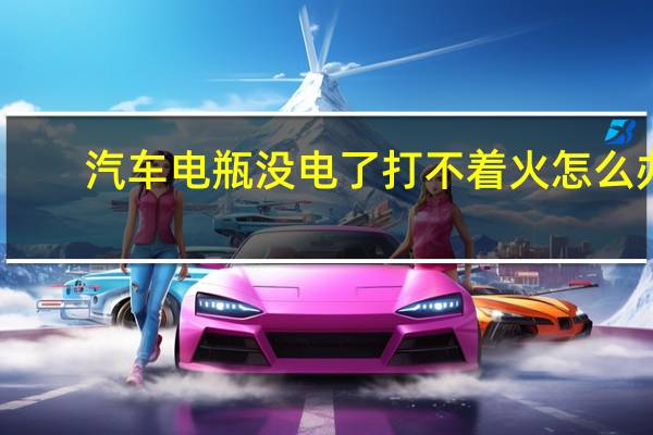 汽车电瓶没电了打不着火怎么办